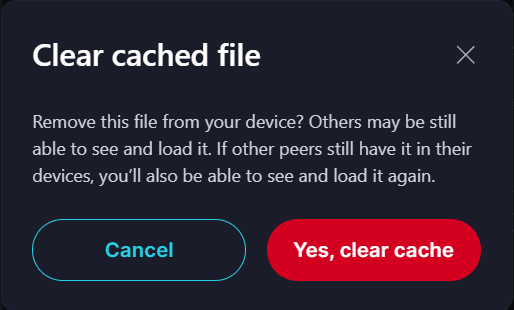 Deleting Files and Messages 🗑️ · Desktop You will be prompted to confirm file removal:.
